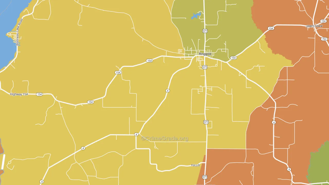 71068, LA Map of Theft Rates