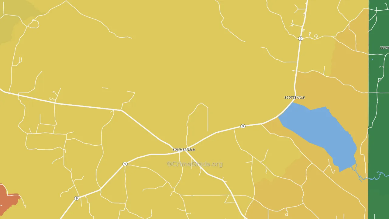 71079, LA Map of Theft Rates