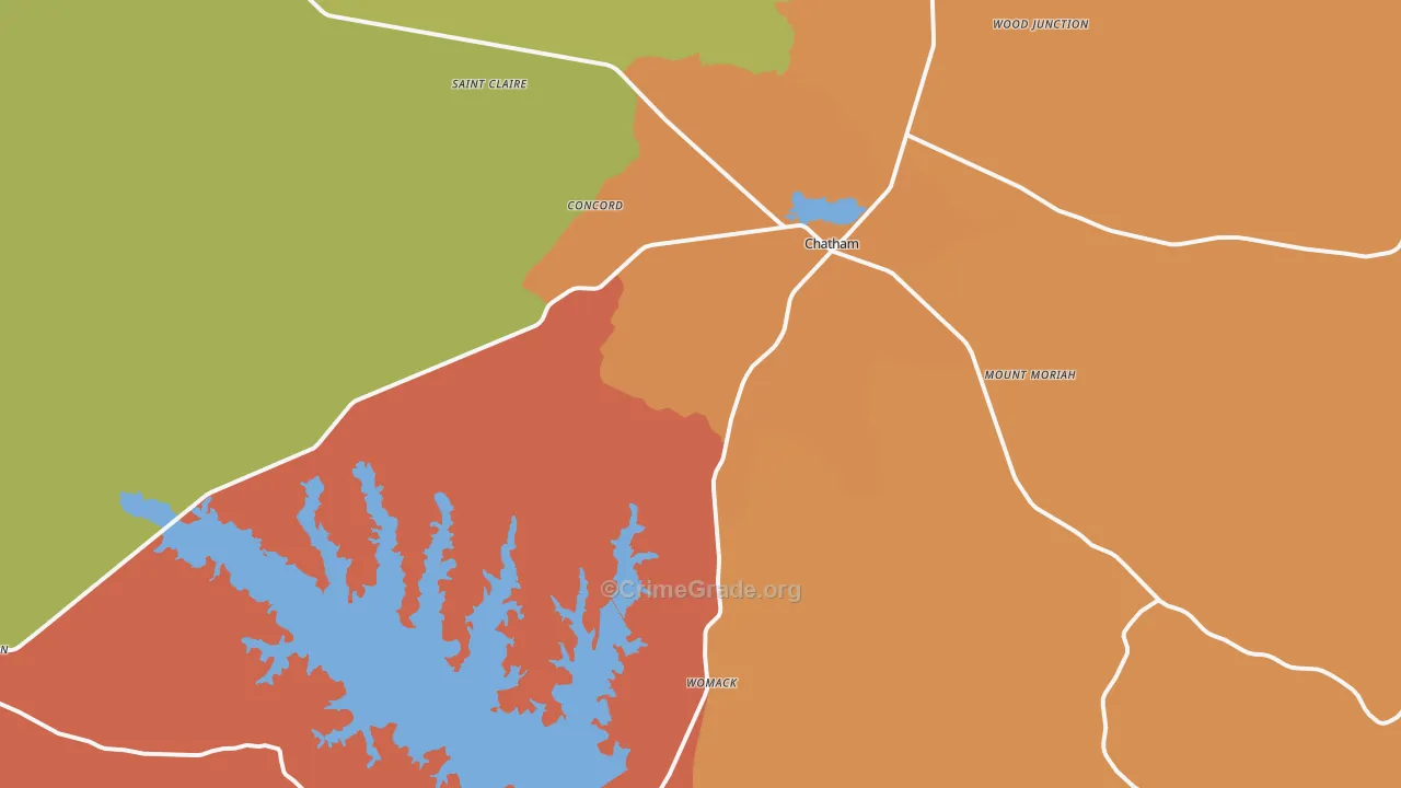 71226, LA Map of Theft Rates