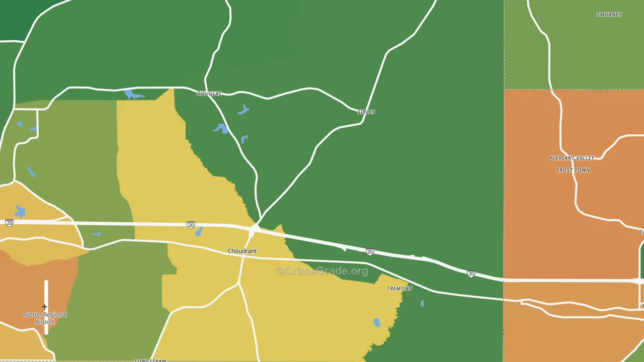 71227, LA Map of Theft Rates