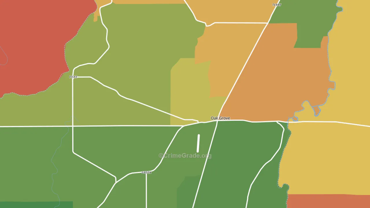 71263, LA Map of Theft Rates