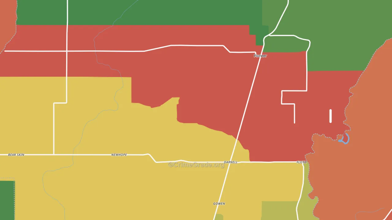 71266, LA Map of Theft Rates