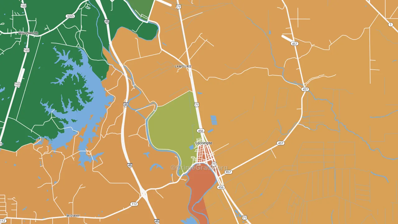 71346, LA Map of Theft Rates
