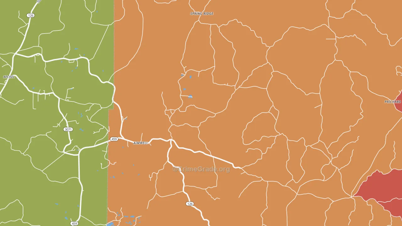71401, LA Map of Theft Rates