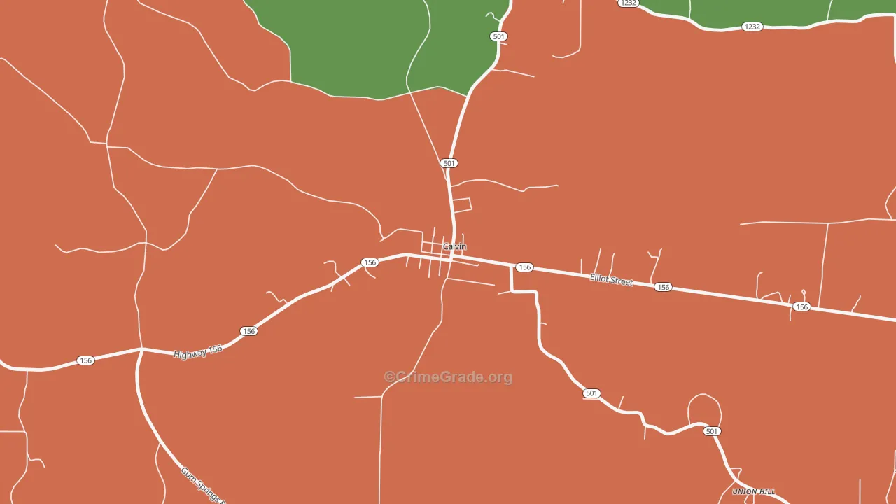 71410, LA Map of Theft Rates