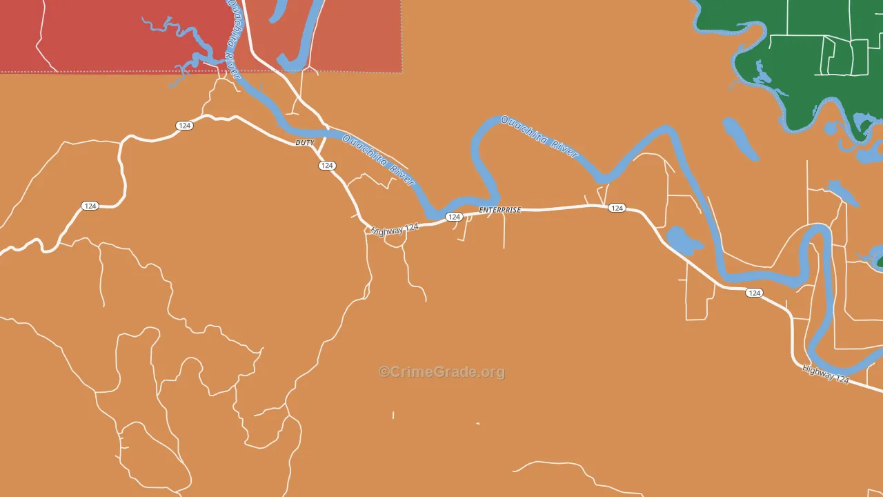 71425, LA Map of Theft Rates