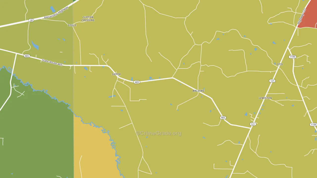 71472, LA Map of Theft Rates
