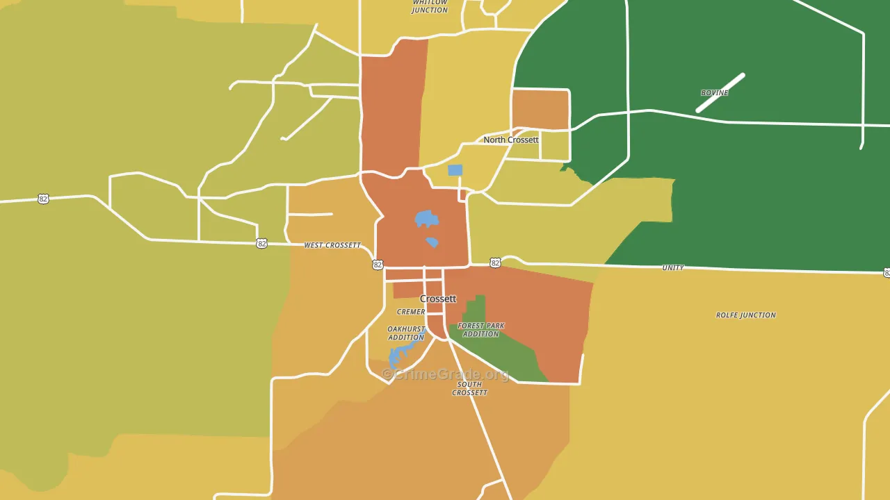 71635, AR Map of Theft Rates