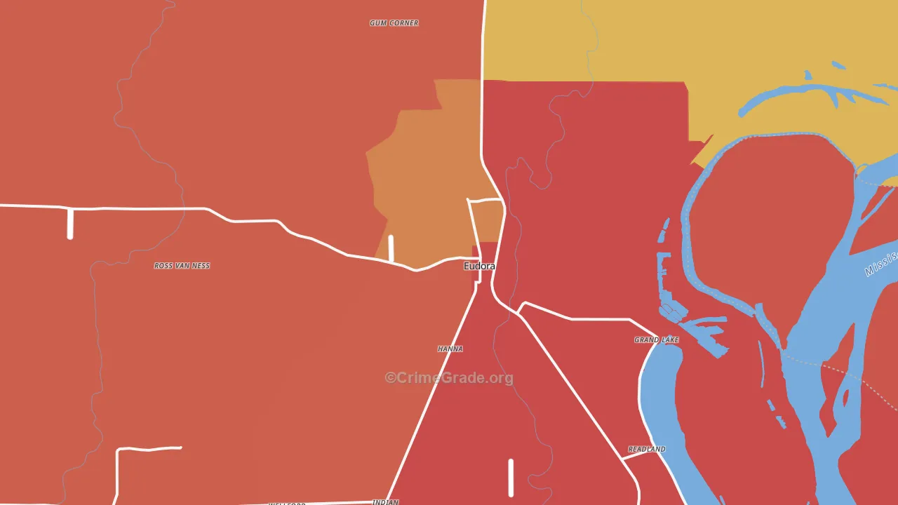 71640, AR Map of Theft Rates