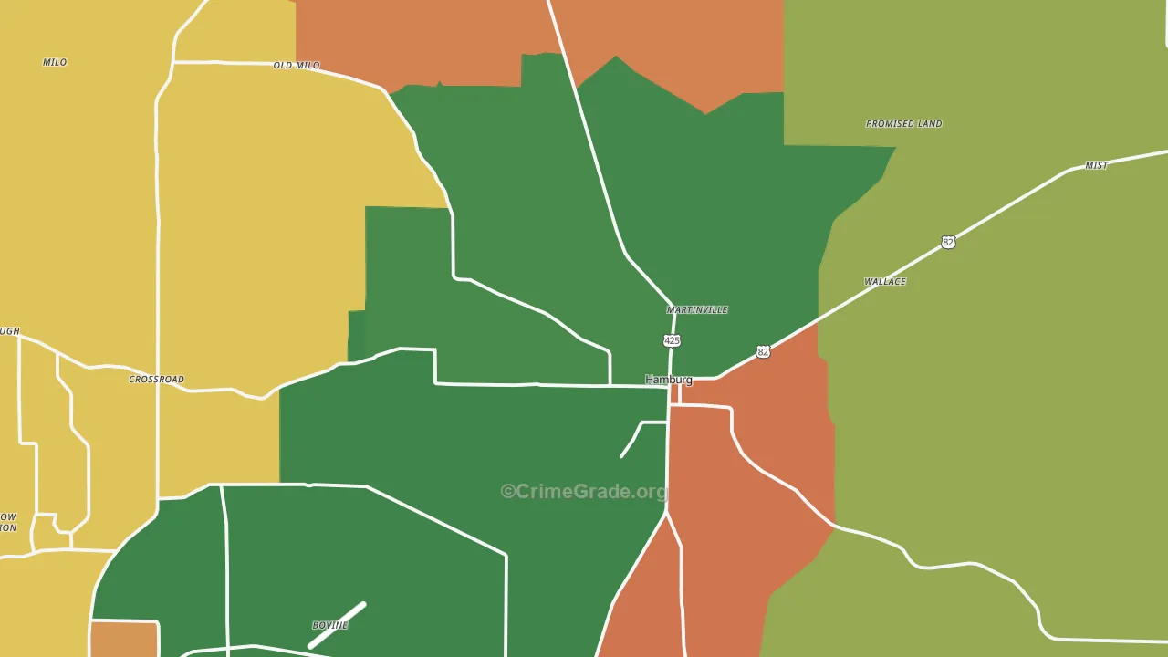 71646, AR Map of Theft Rates