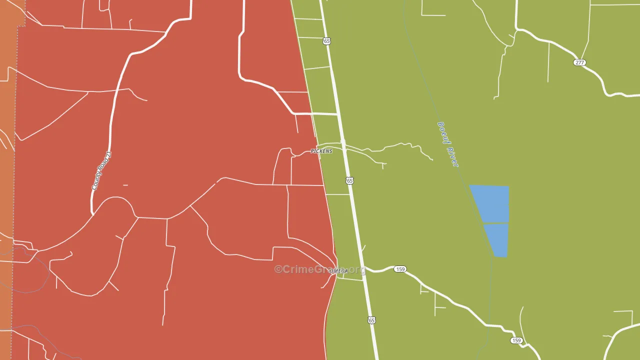 71662, AR Map of Theft Rates