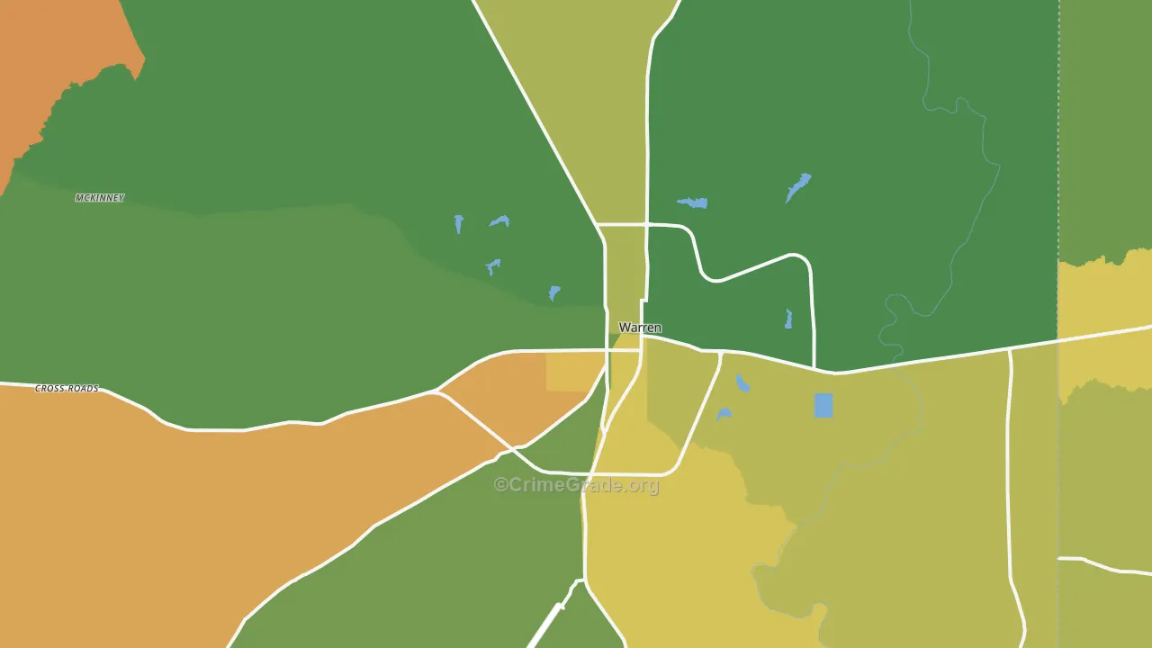 71671, AR Map of Theft Rates