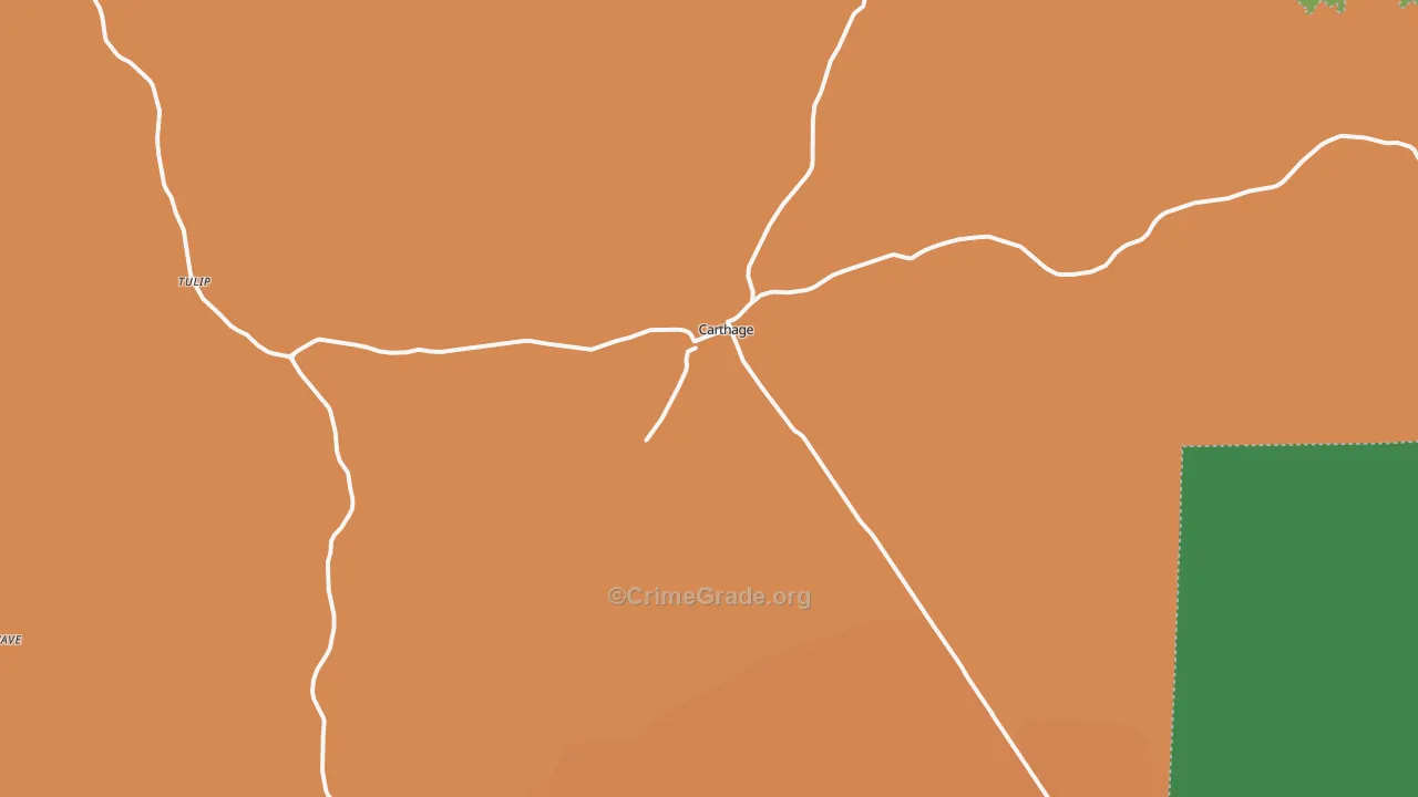 71725, AR Map of Theft Rates