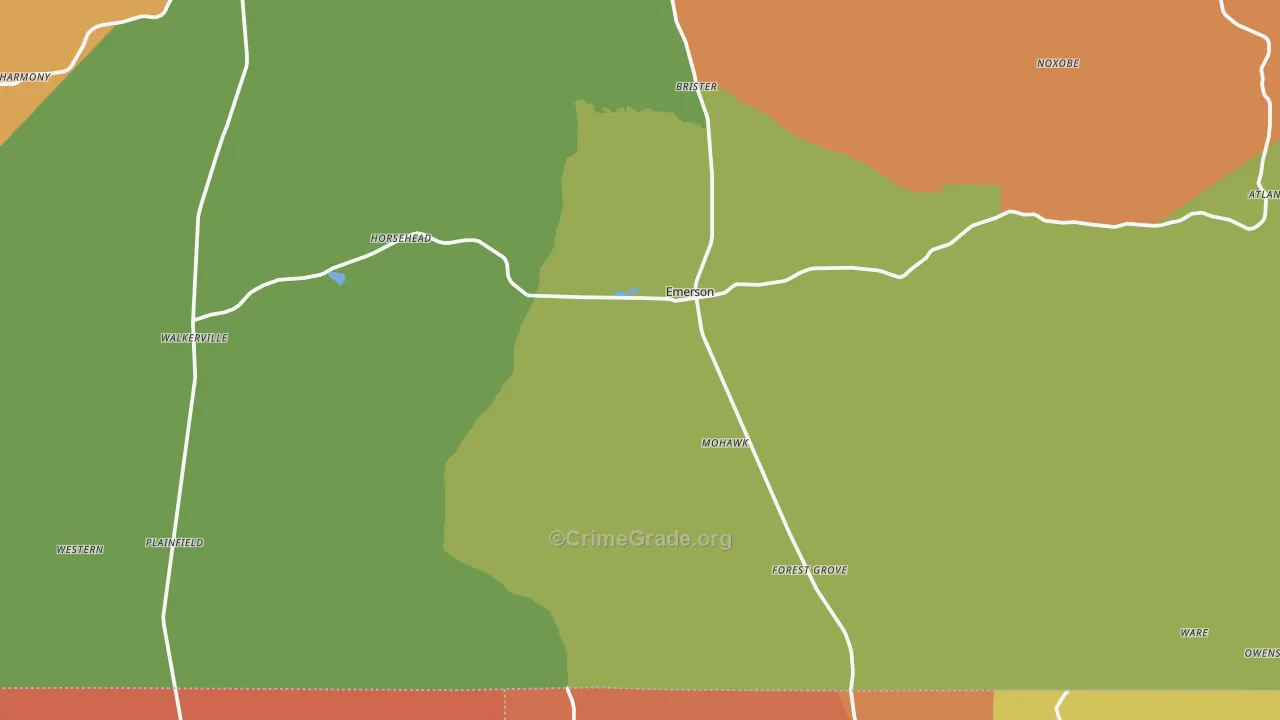 71740, AR Map of Theft Rates