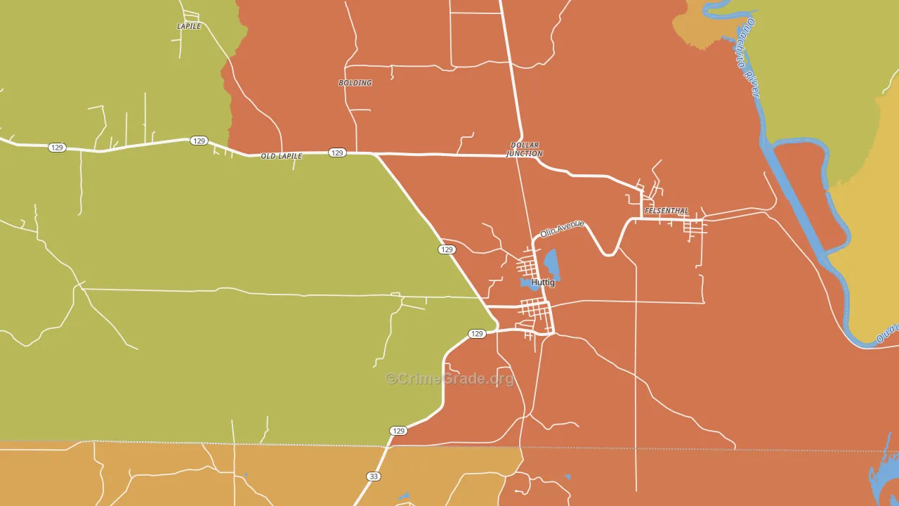 71747, AR Map of Theft Rates
