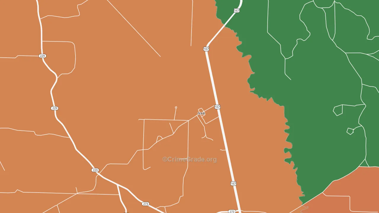 71748, AR Map of Theft Rates