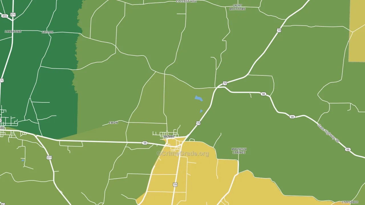 71752, AR Map of Theft Rates