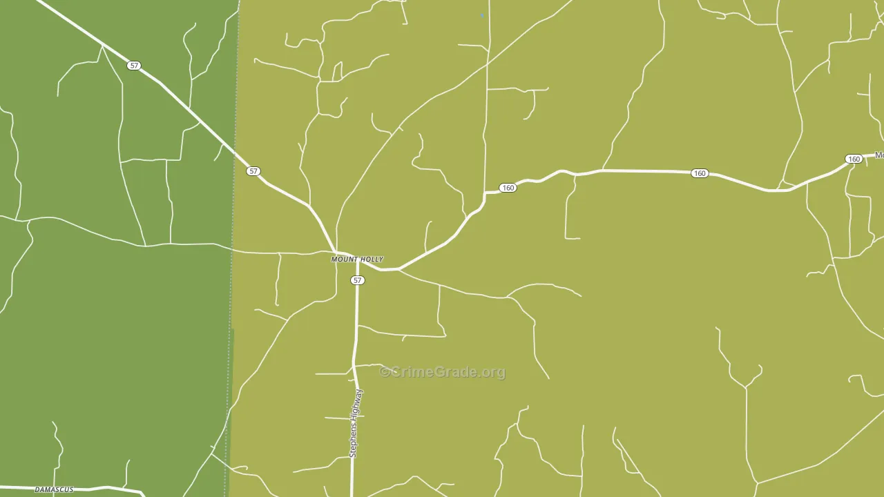 71758, AR Map of Theft Rates