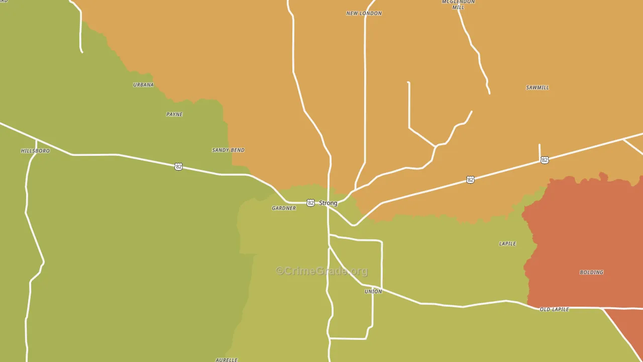 71765, AR Map of Theft Rates