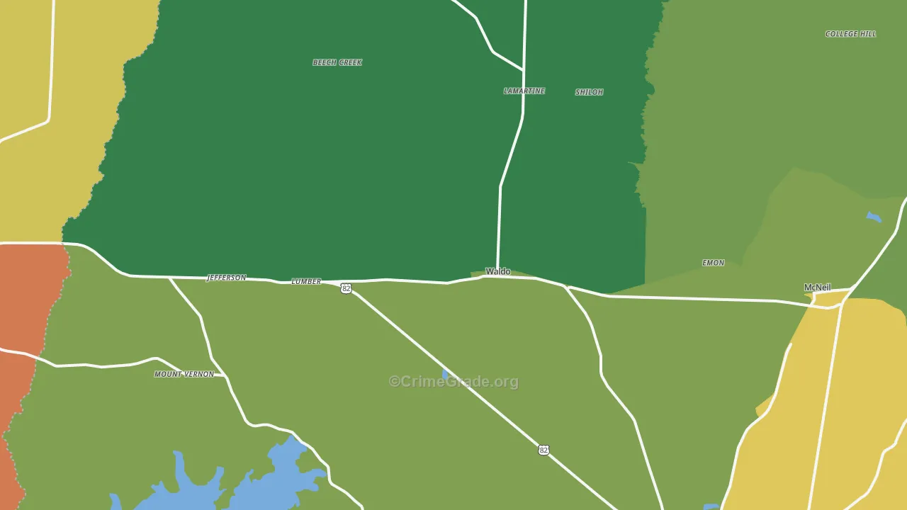 71770, AR Map of Theft Rates