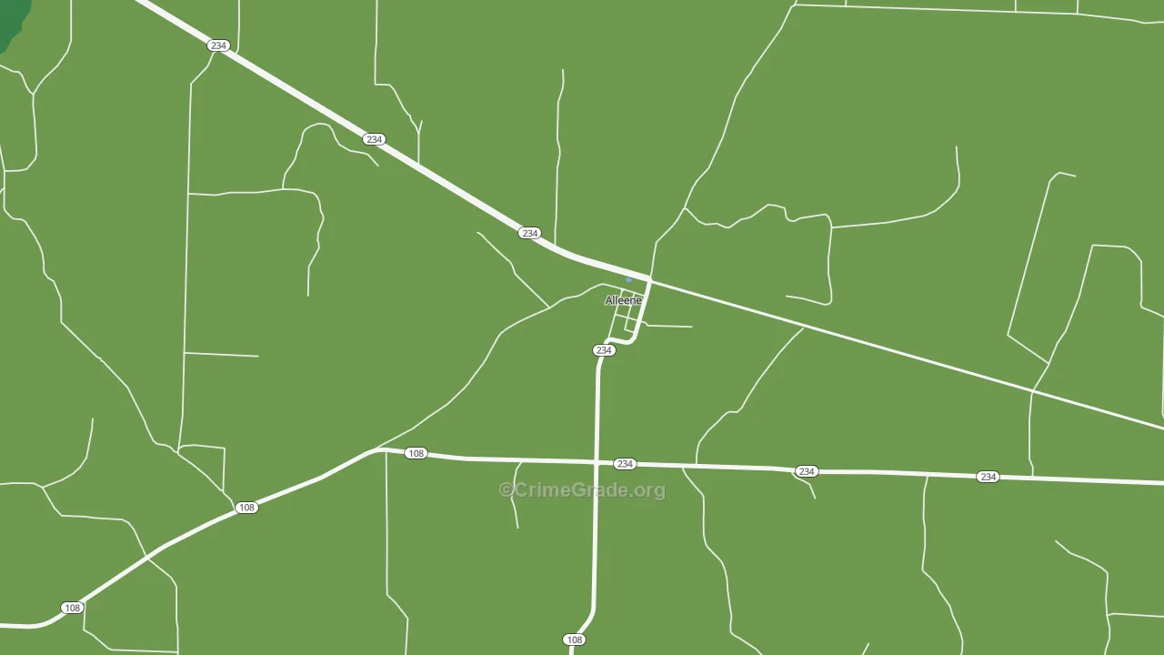 71820, AR Map of Theft Rates