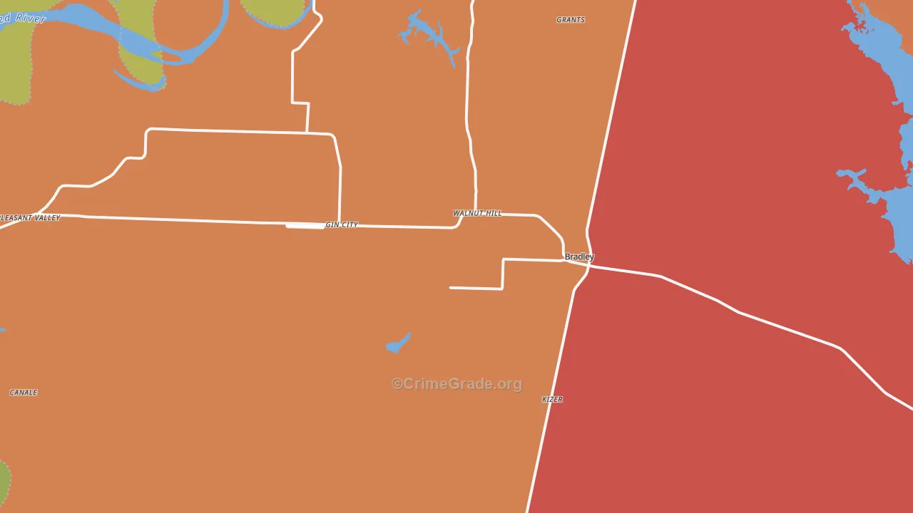71826, AR Map of Theft Rates