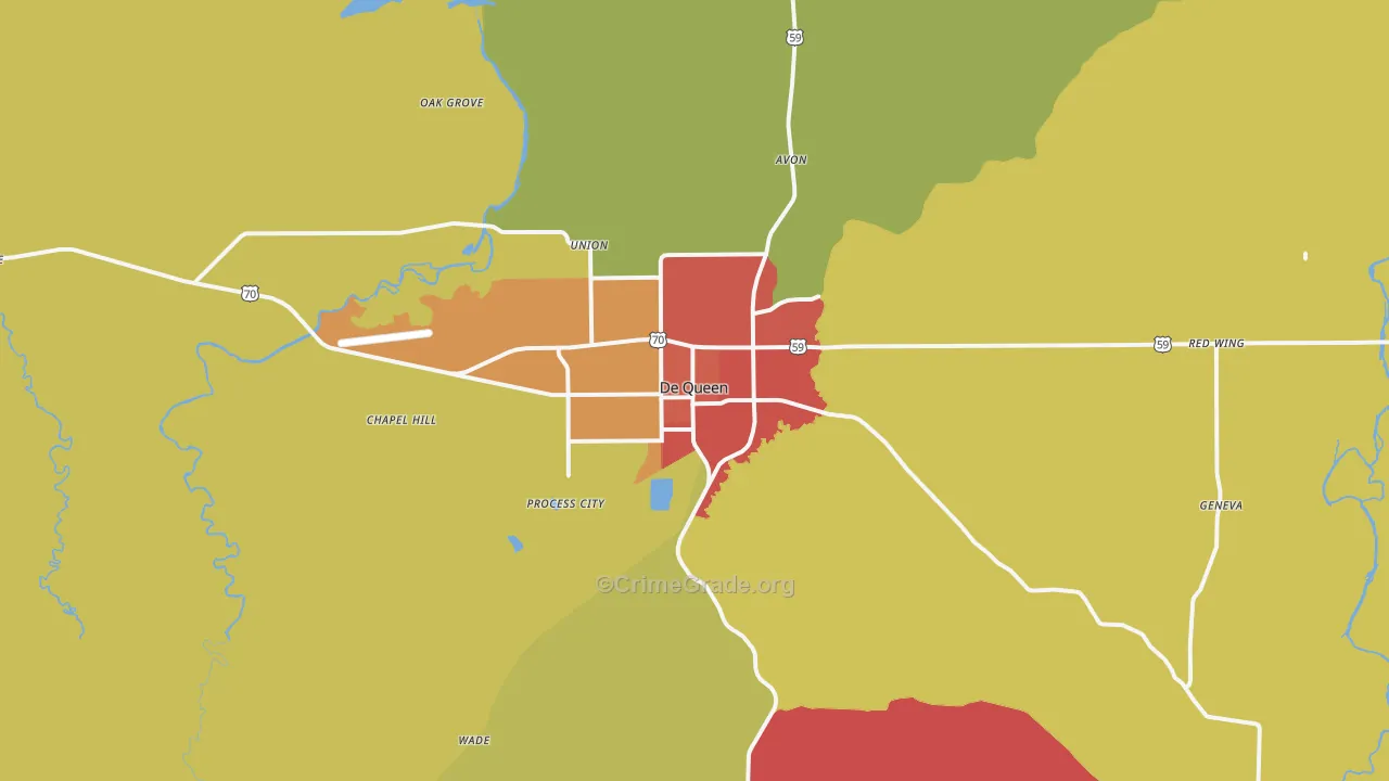 71832, AR Map of Theft Rates