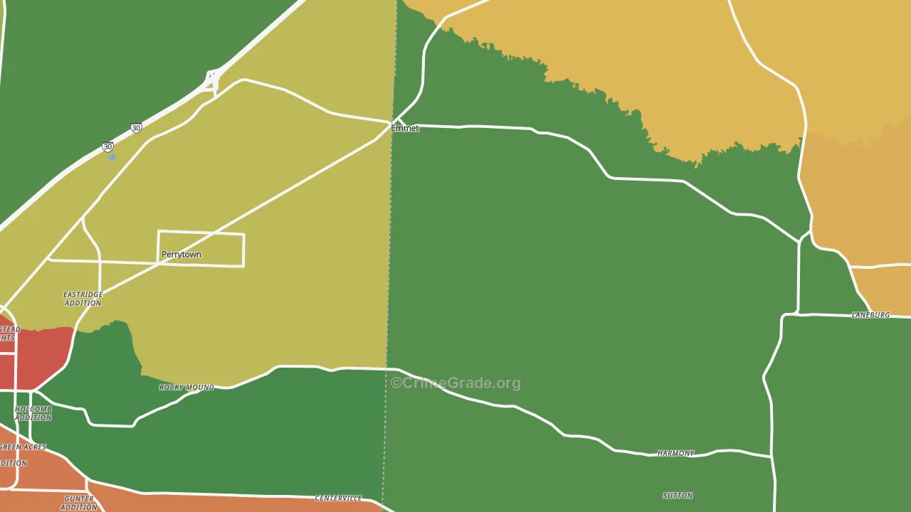 71835, AR Map of Theft Rates