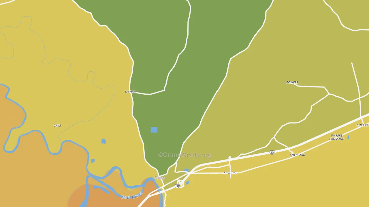 71838, AR Map of Theft Rates
