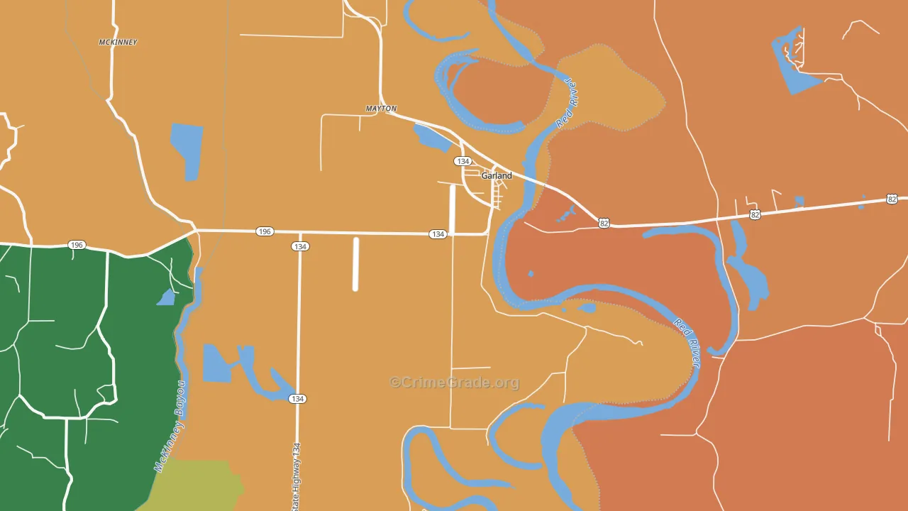 71839, AR Map of Theft Rates
