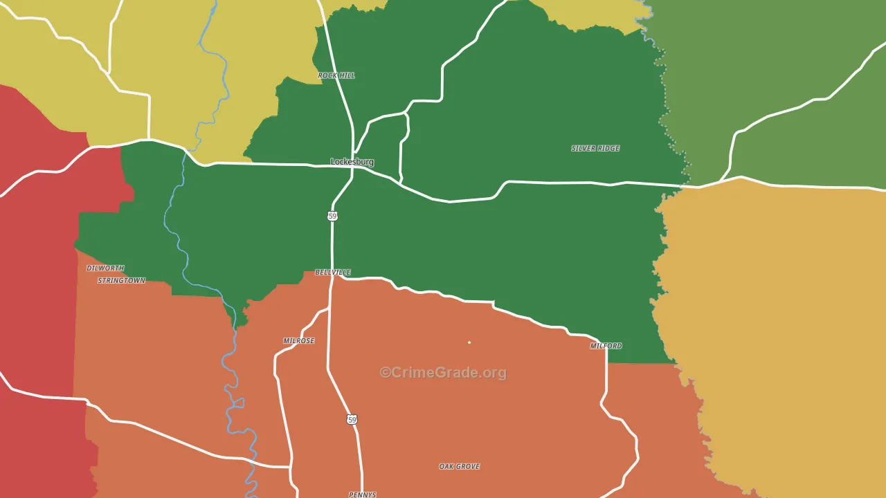 71846, AR Map of Theft Rates