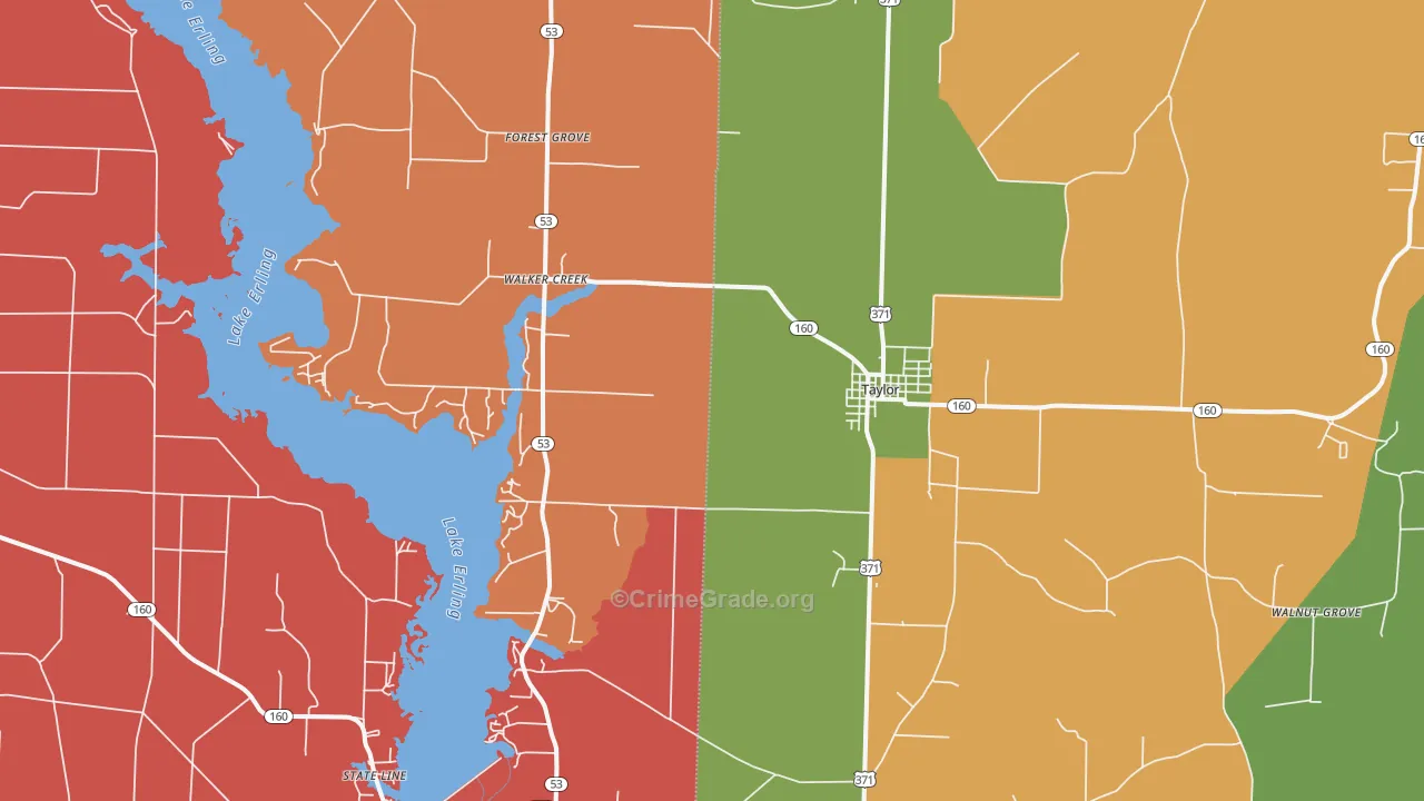 71861, AR Map of Theft Rates