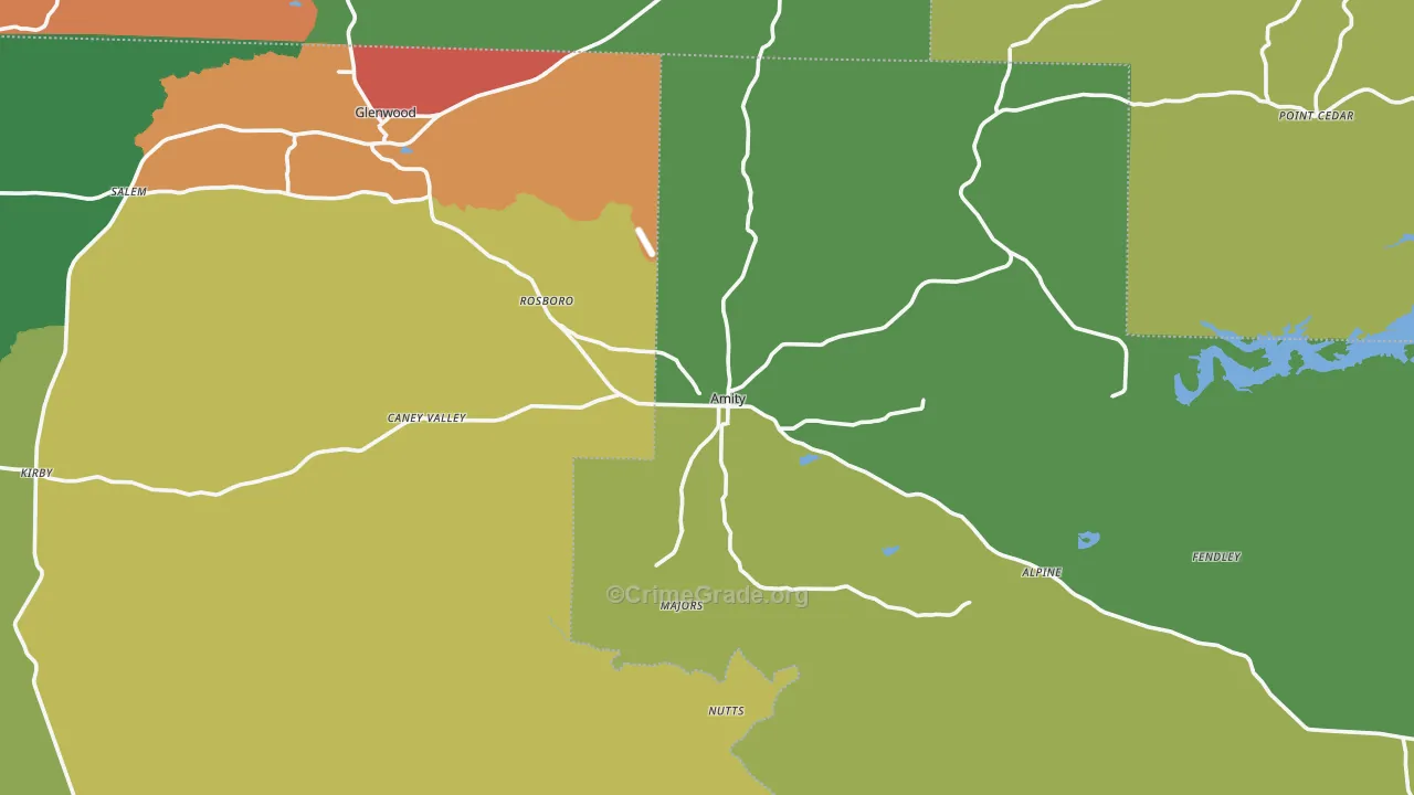 71921, AR Map of Theft Rates