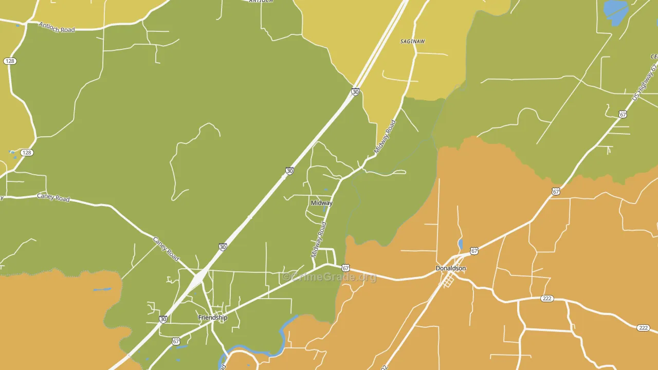 71941, AR Map of Theft Rates