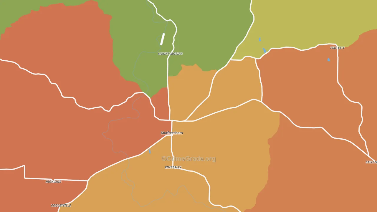 71958, AR Map of Theft Rates
