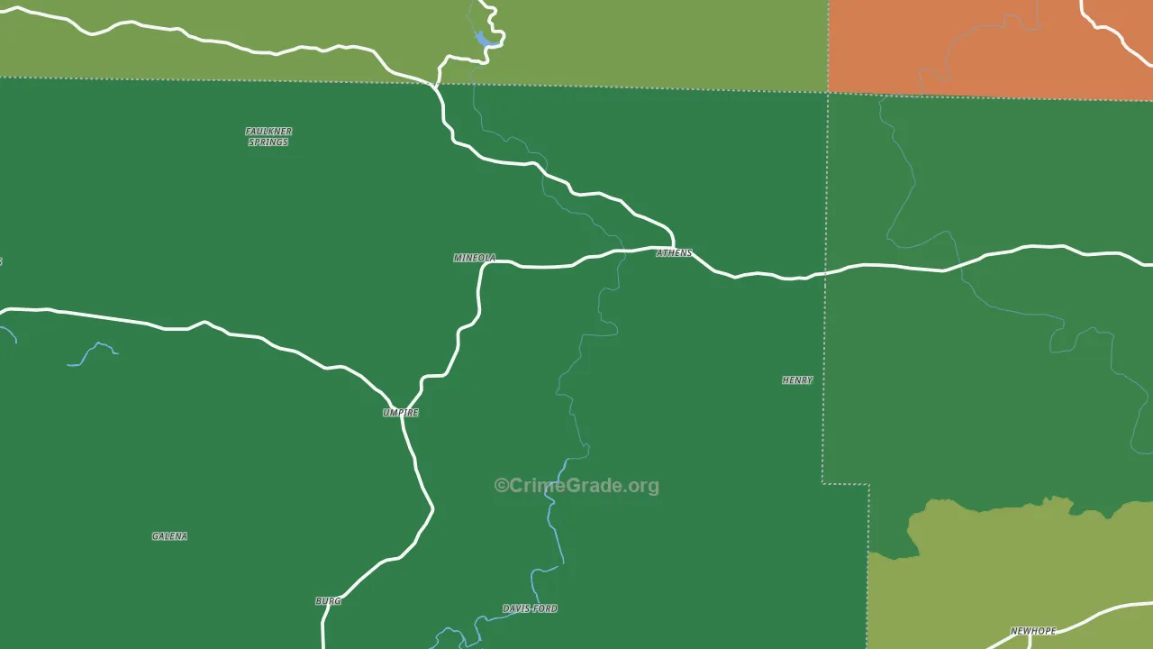 71971, AR Map of Theft Rates