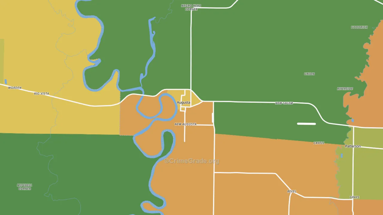 72006, AR Map of Theft Rates