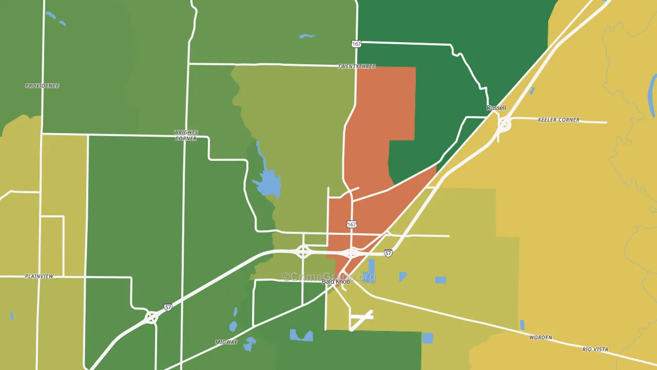 72010, AR Map of Theft Rates