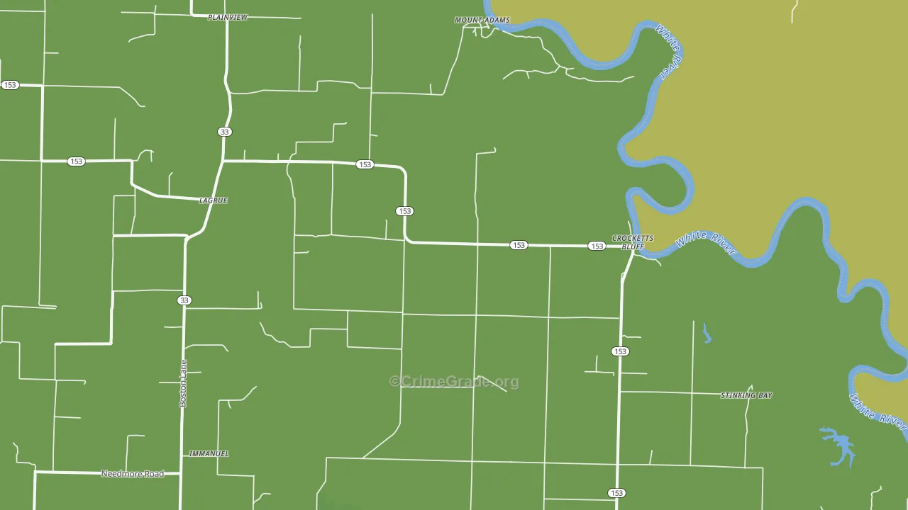 72038, AR Map of Theft Rates