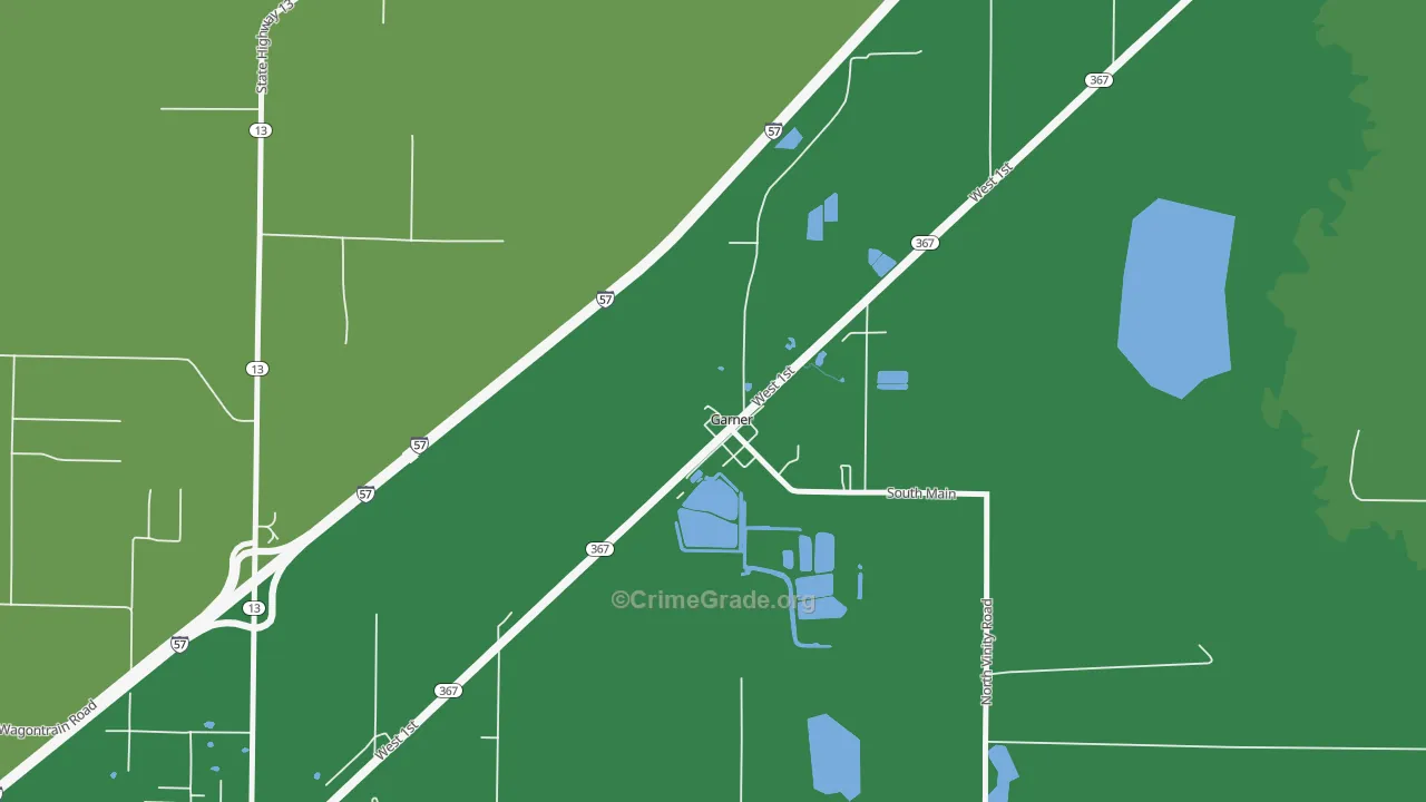 72052, AR Map of Theft Rates