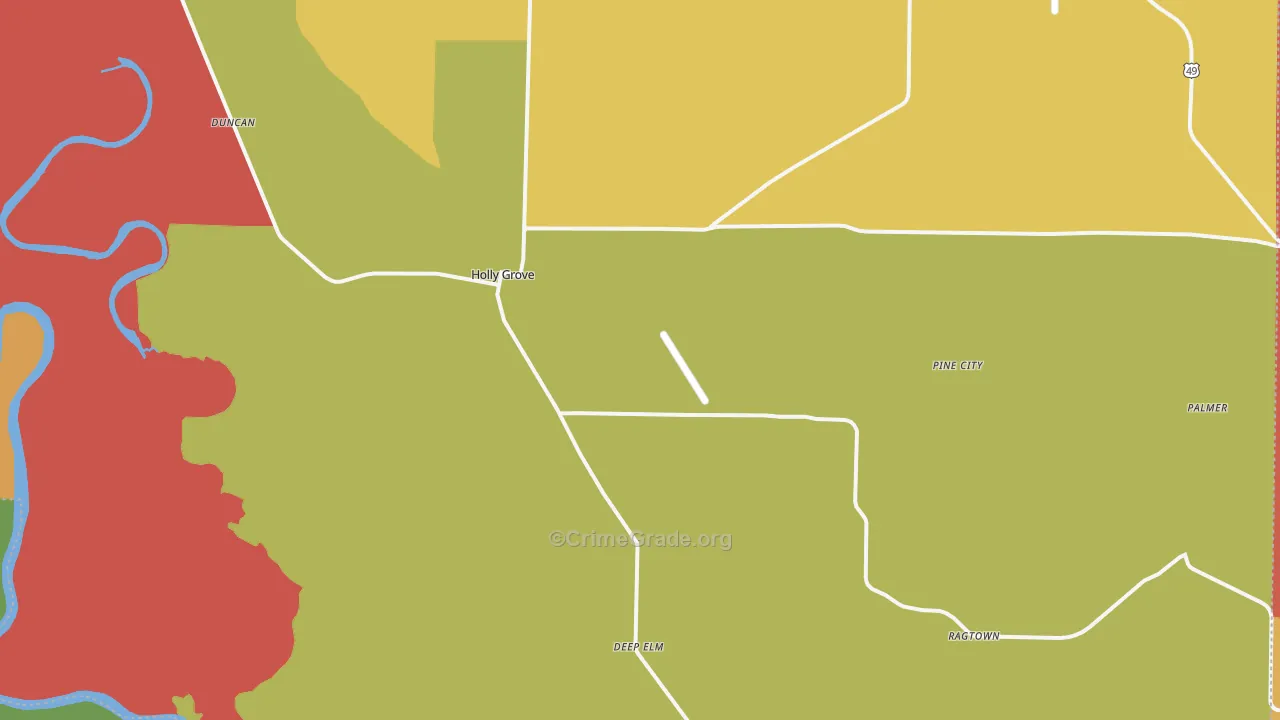 72069, AR Map of Theft Rates