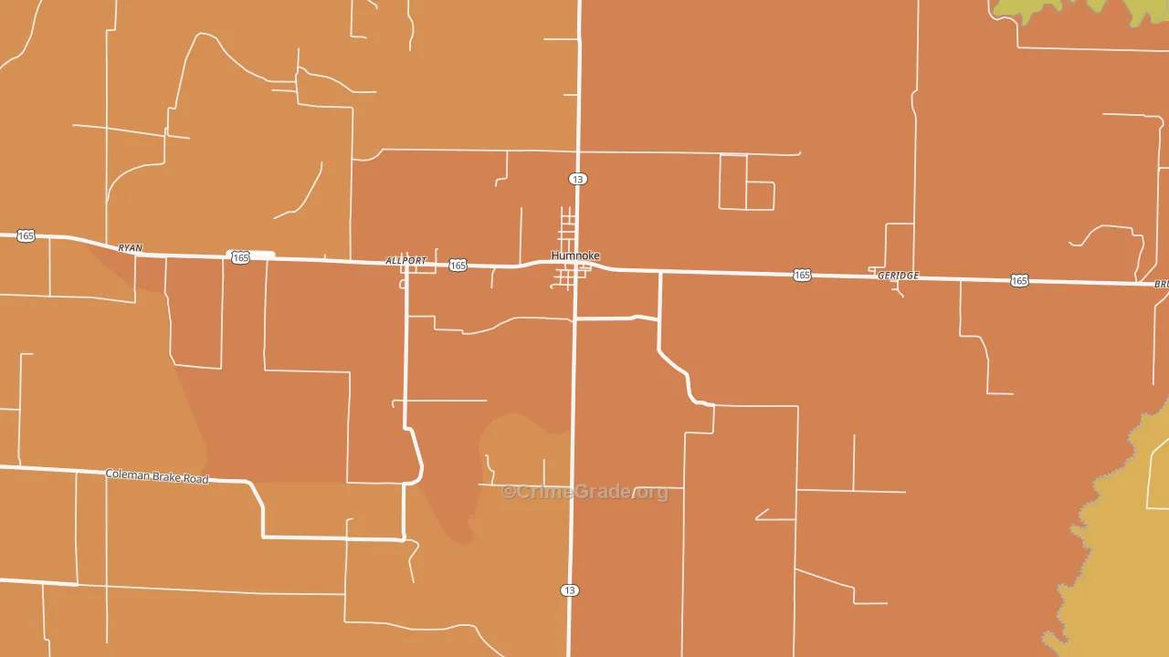 72072, AR Map of Theft Rates