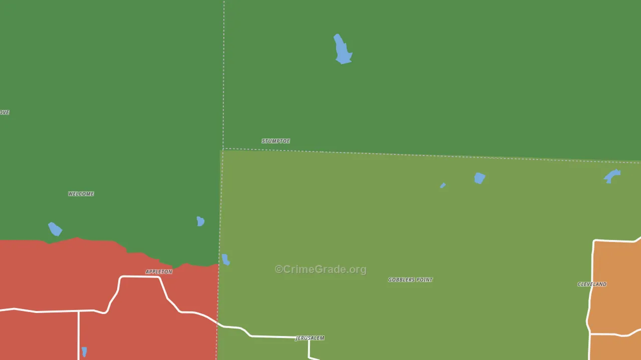 72080, AR Map of Theft Rates