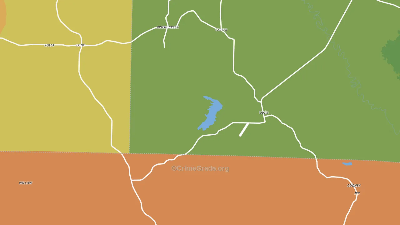 72084, AR Map of Theft Rates