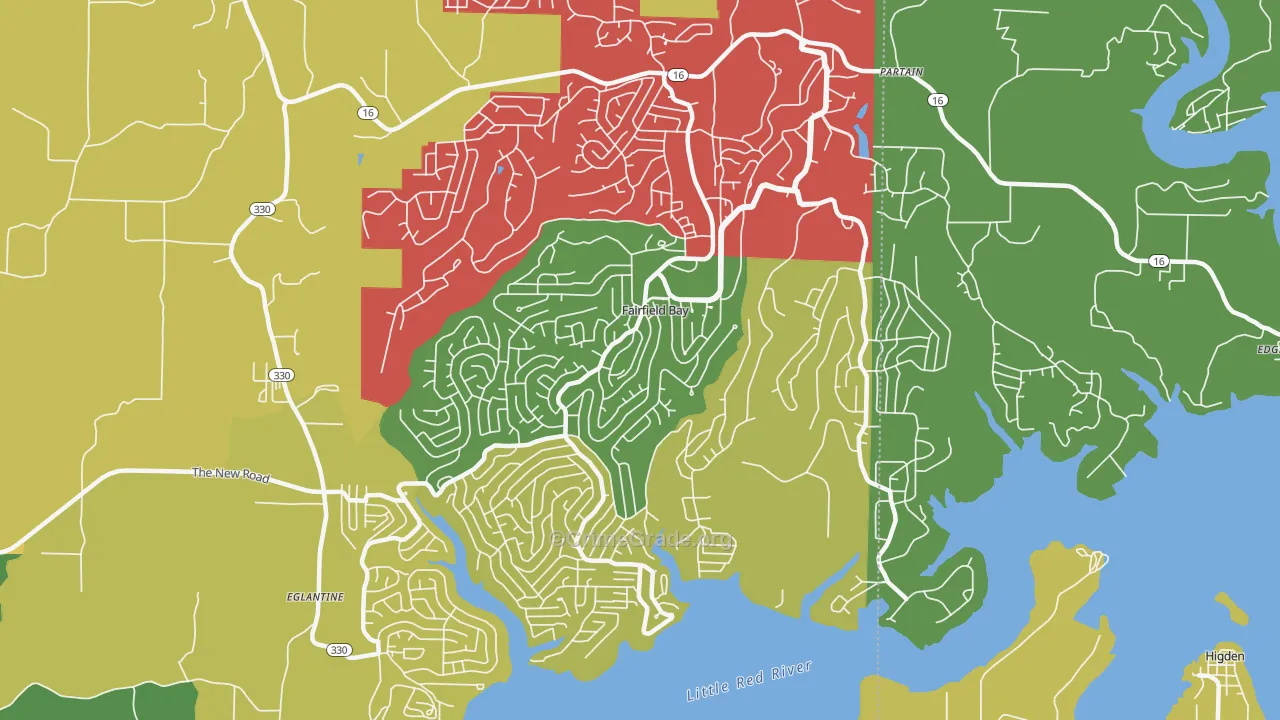 72088, AR Map of Theft Rates