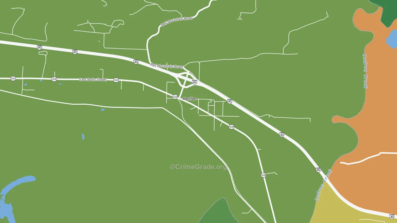 72107, AR Map of Theft Rates