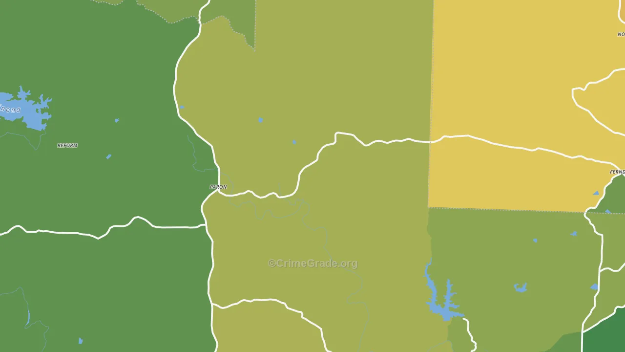 72122, AR Map of Theft Rates