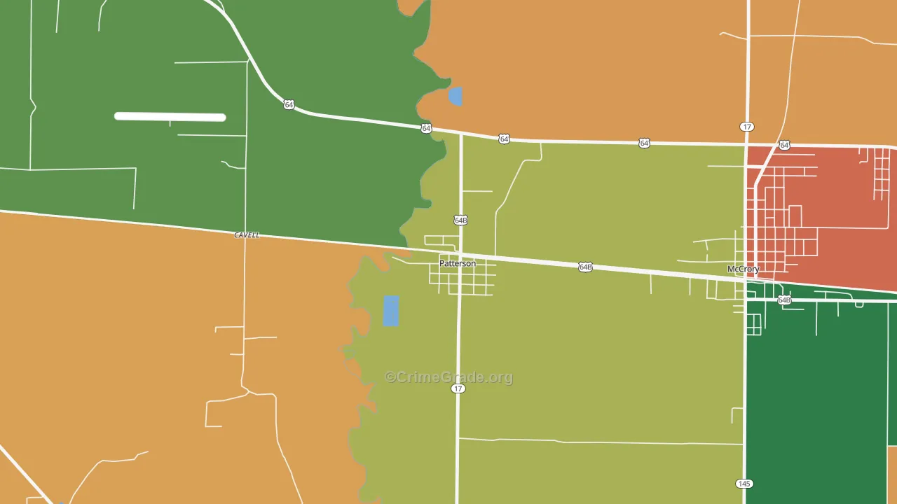 72123, AR Map of Theft Rates