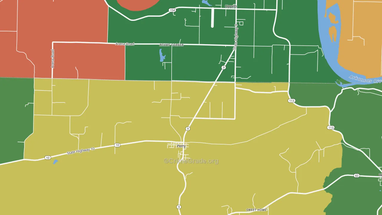 72125, AR Map of Theft Rates