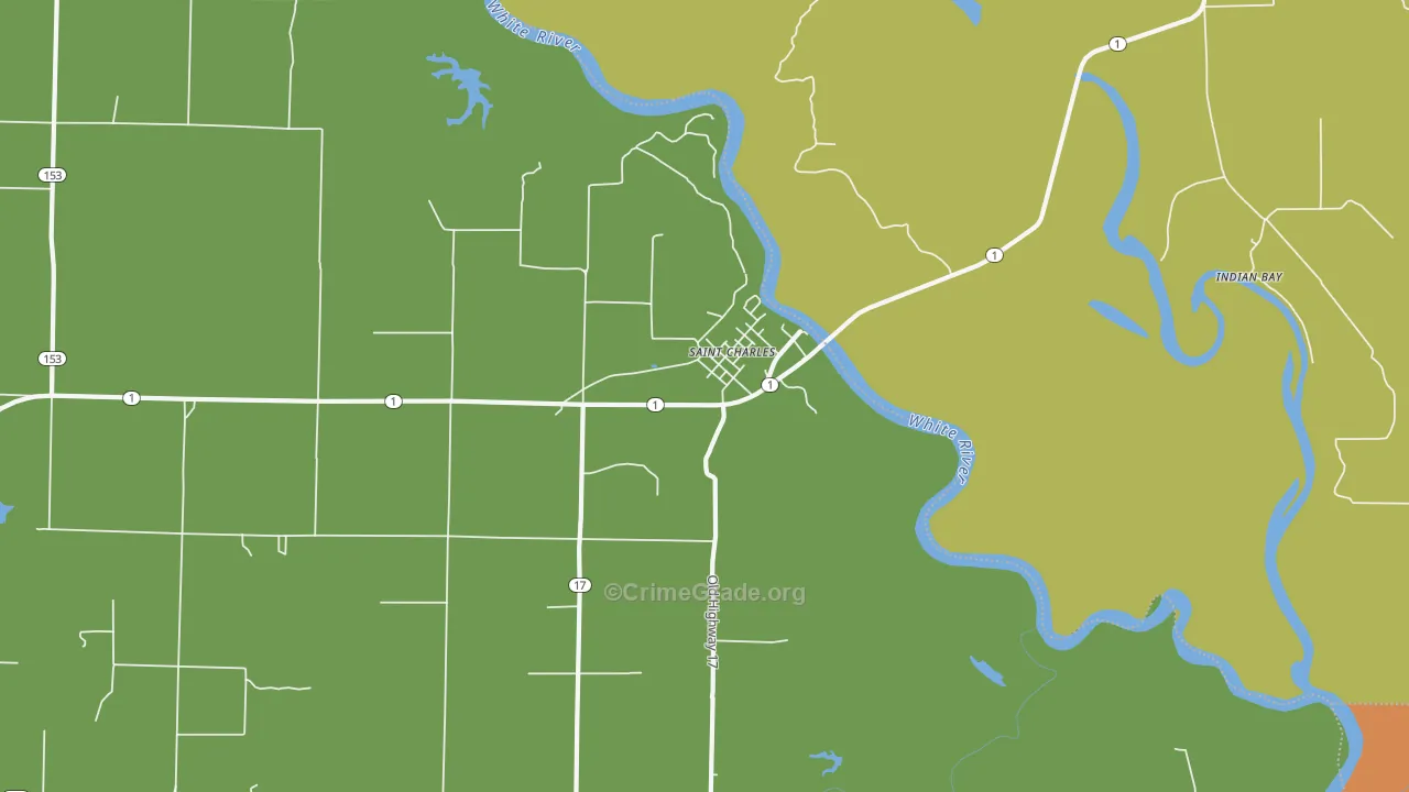 72140, AR Map of Theft Rates